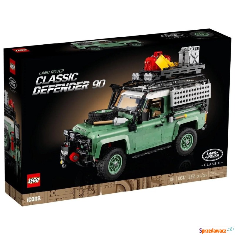 Klocki konstrukcyjne LEGO Icons 10317 Land Rover... - Klocki - Tarnów