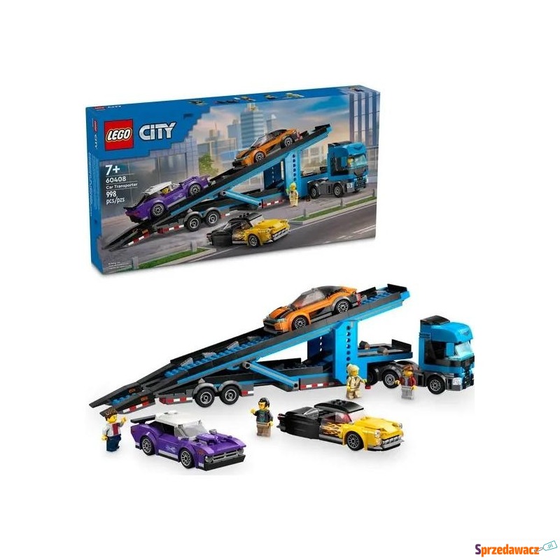 Klocki konstrukcyjne LEGO City 60408 Laweta z... - Klocki - Kętrzyn