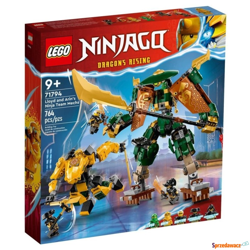 Klocki konstrukcyjne LEGO Ninjago 71794 Drużyna... - Klocki - Inowrocław