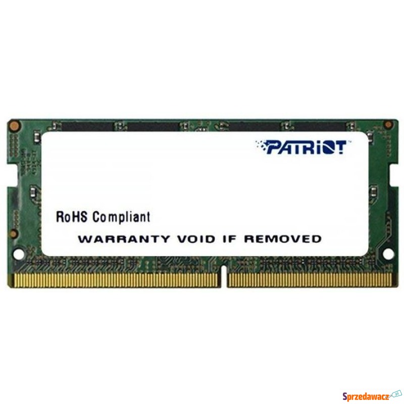 Patriot Signature DDR4 8GB 2400MHz CL17 SODIMM - Dyski twarde - Gdańsk