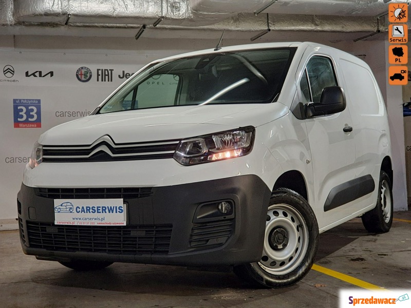 Citroen Berlingo 2020,  1.5 diesel - Na sprzedaż za 61 000 zł - Warszawa