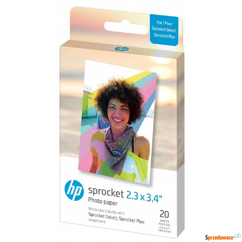 HP Sprocket 2,3x3,4'' - papier do drukarki HP... - Pozostały sprzęt optyczny - Olsztyn