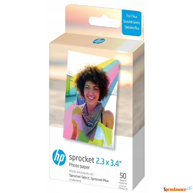 HP Sprocket 2,3x3,4'' - papier do drukarki HP... - Pozostały sprzęt optyczny - Bydgoszcz