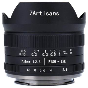 7Artisans 7.5mm F2.8 II Canon EOS-R