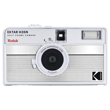 Kodak EKTAR H35N Camera Striped Silver