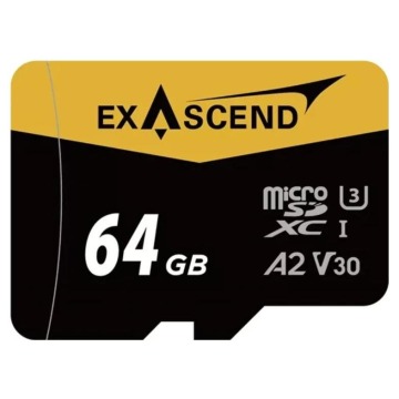 ExAscend 64GB microSDXC Catalyst UHS-I A2 V30 U3