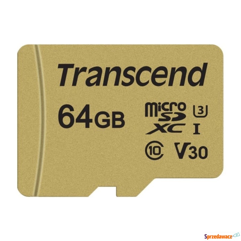 Transcend TS64GUSD500S - Karty pamięci, czytniki,... - Grudziądz