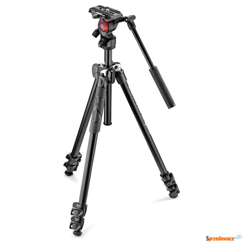 Manfrotto 290 Light z głowicą MVH400AH - Lampy błyskowe, statywy - Grudziądz