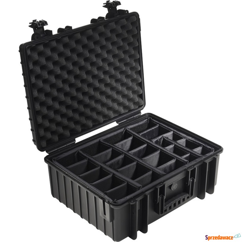 B&W Outdoor Cases Type 6000 BLK RPD (divider system) - Akcesoria fotograficzne - Koszalin