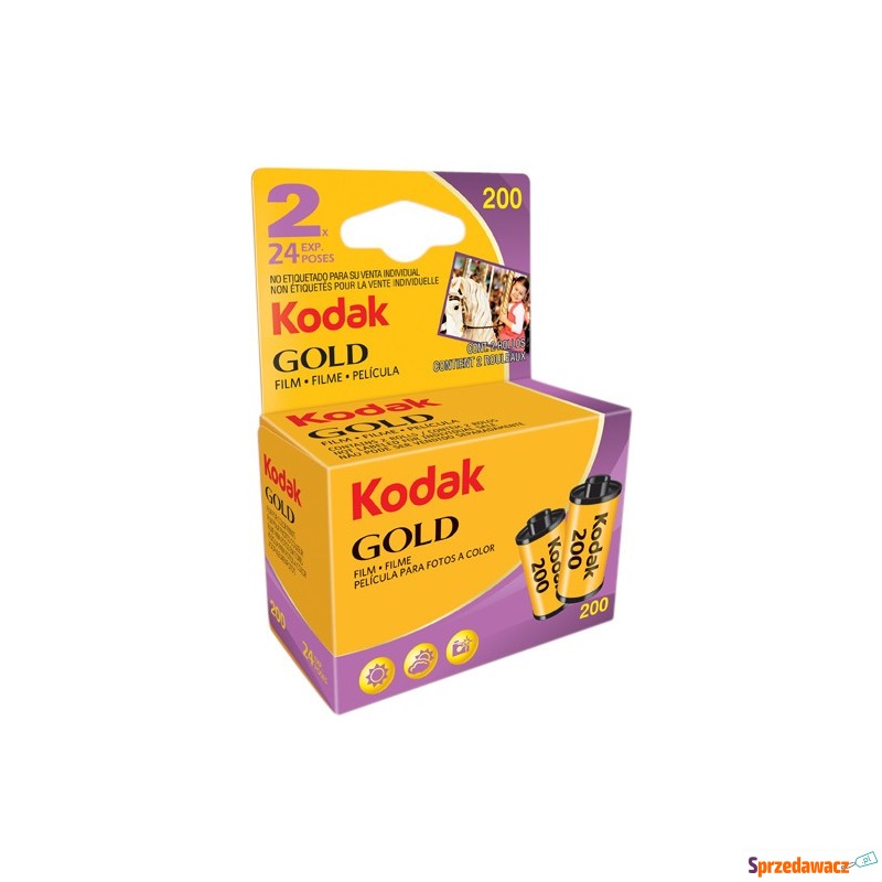 KODAK 135 GOLD 200 CARDED 24X2 - Akcesoria fotograficzne - Warszawa