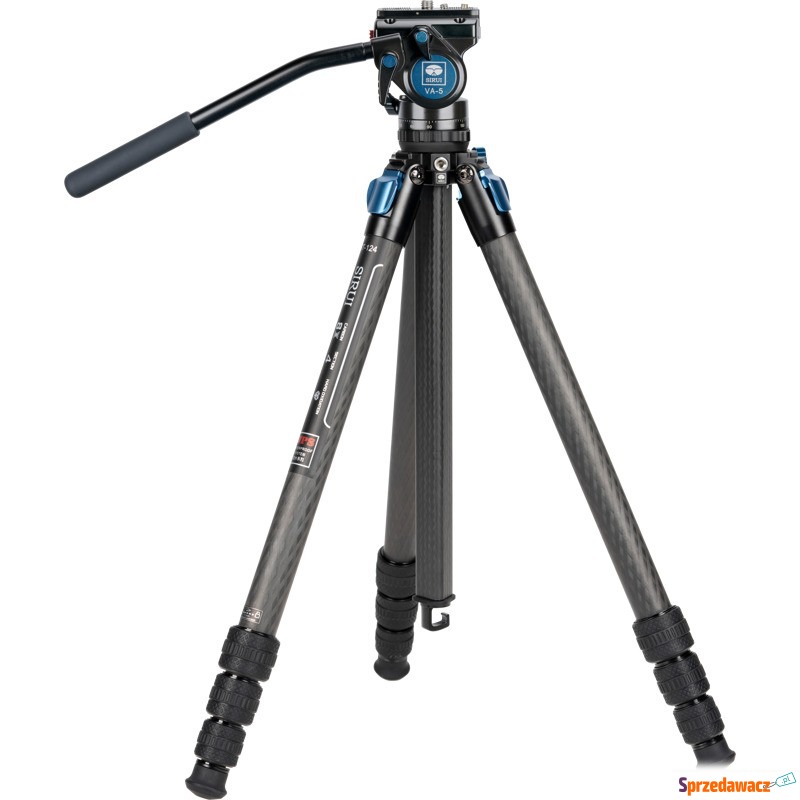 Sirui st-124+va-5 carbon tripod video kit - Lampy błyskowe, statywy - Legionowo