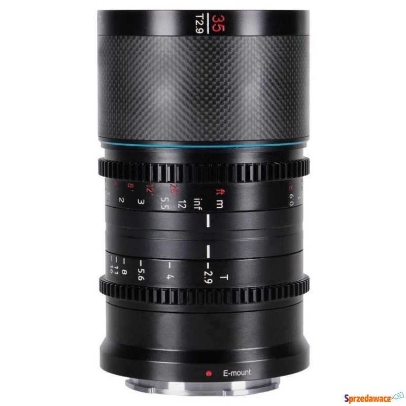 Sirui Anamorphic Lens Saturn 35mm 1.6x Carbon... - Obiektywy, tuleje, p... - Stalowa Wola