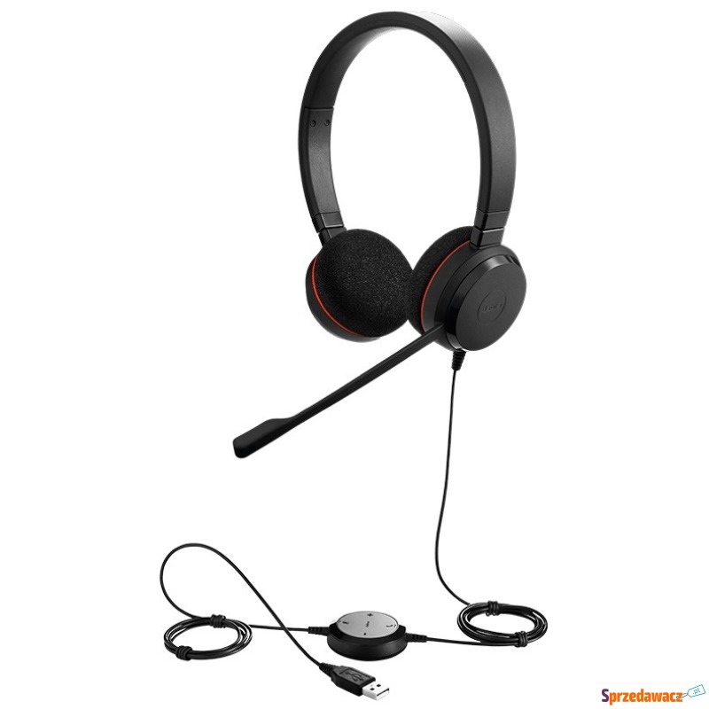 Nauszne Jabra Evolve 20 Duo MS - Słuchawki - Płock