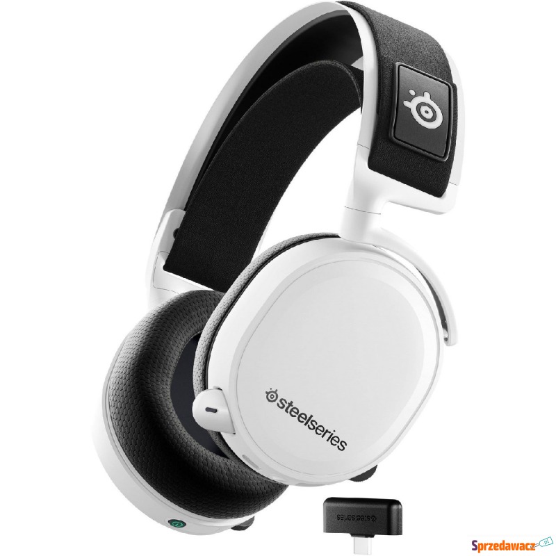 Nauszne SteelSeries Arctis 7+ White - Słuchawki - Rogoźnik