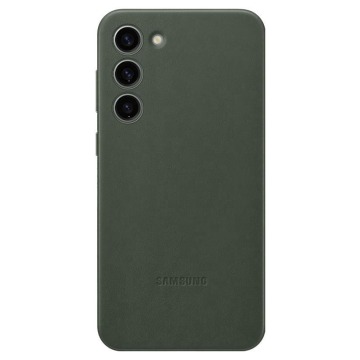 Samsung Leather Case do Galaxy S23 Plus green