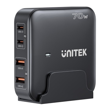 Unitek GaN 70W 2xUSB-A 2xUSB-C