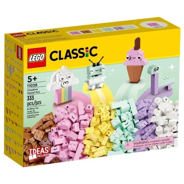 Klocki konstrukcyjne LEGO Classic 11028 Kreatywna zabawa pastelowymi kolorami