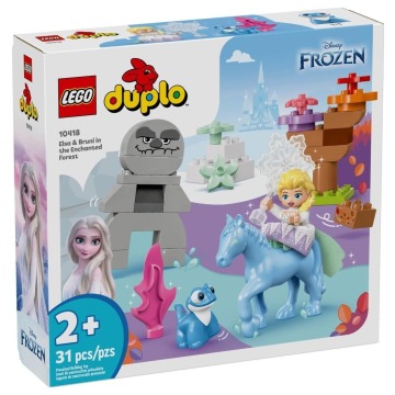 Klocki konstrukcyjne LEGO Duplo Disney 10418 Elza I Bruni W Zaczarowanym Lesie