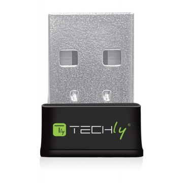 Techly 109252 Mini bezprzewodowa karta sieciowa USB Wi-Fi Dual Band 2.4/5GHz AC600