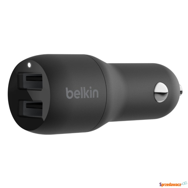 Belkin CCB001btBK 2x USB-A 24W czarna - Ładowarki sieciowe - Grudziądz