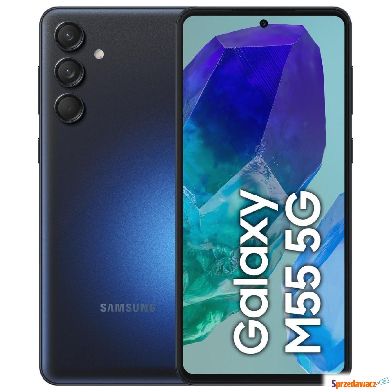 Samsung Galaxy M55 5G 128GB Dual SIM czarny (M556) - Telefony komórkowe - Bytom