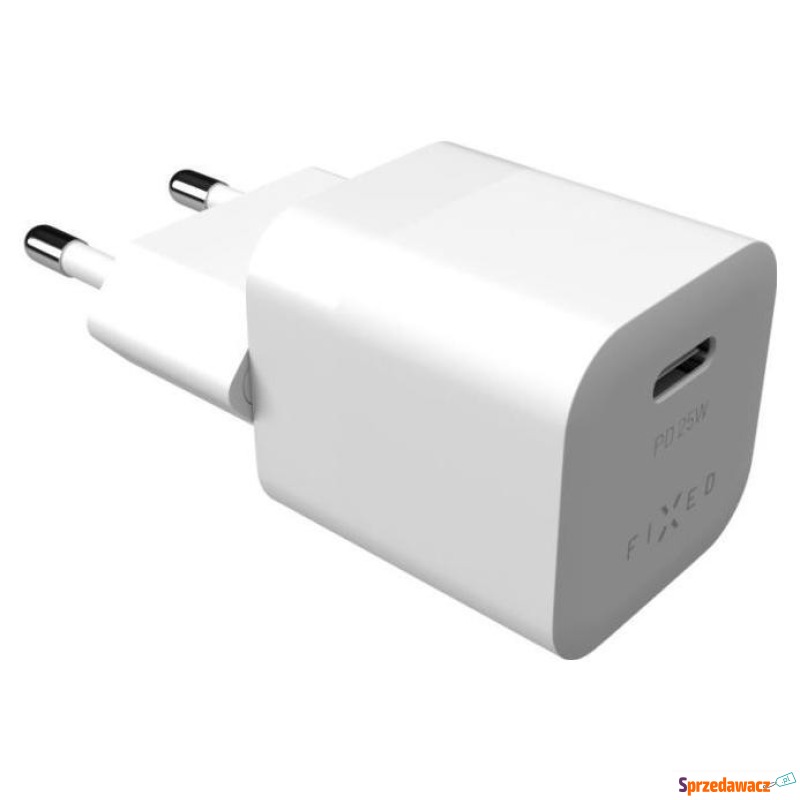 Fixed Mini USB-C Travel Charger 25W, biały - Ładowarki sieciowe - Kołobrzeg