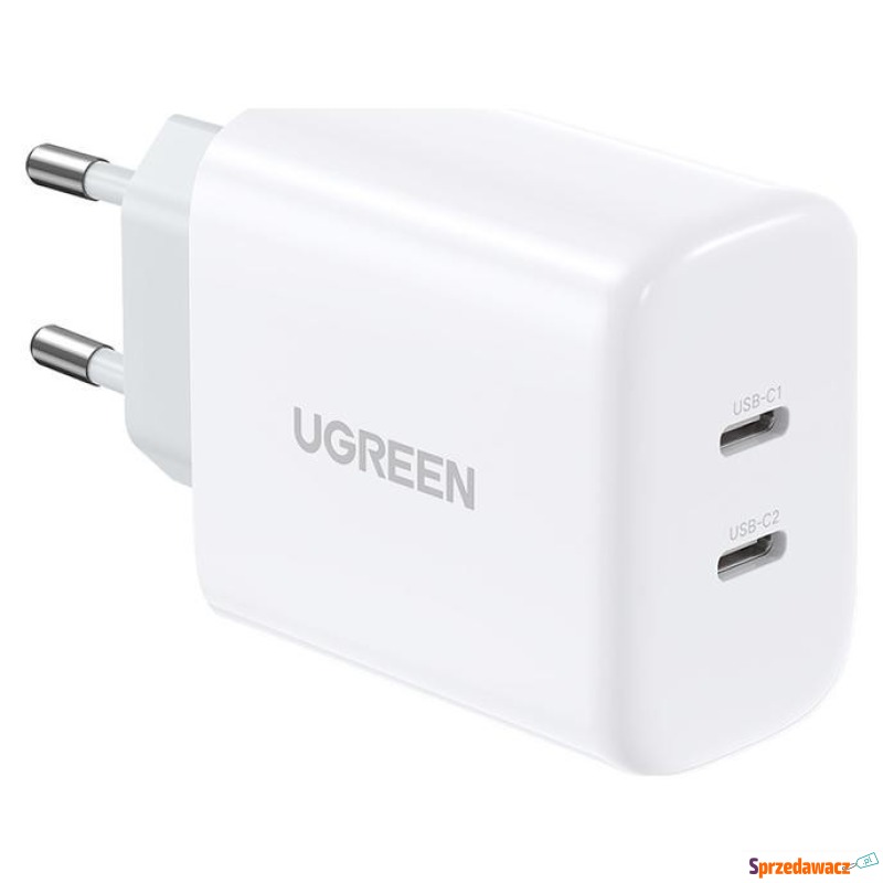 Ugreen CD243, 2x USB-C, 40W (biała) - Ładowarki sieciowe - Wrocław