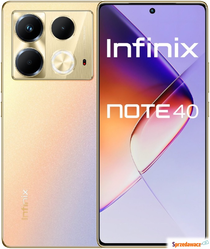 Infinix NOTE 40 8/256GB Titan Gold - Telefony komórkowe - Olsztyn