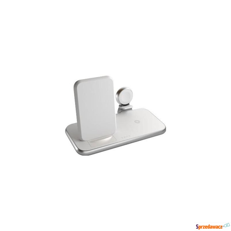 Zens Aluminium 4w1 Stand Wireless Charger biały - Ładowarki sieciowe - Suwałki