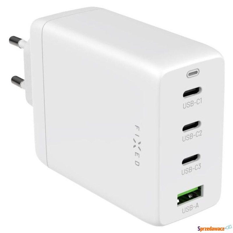 Fixed GaN 3x USB-C/USB 100W, biały - Ładowarki sieciowe - Szczecin