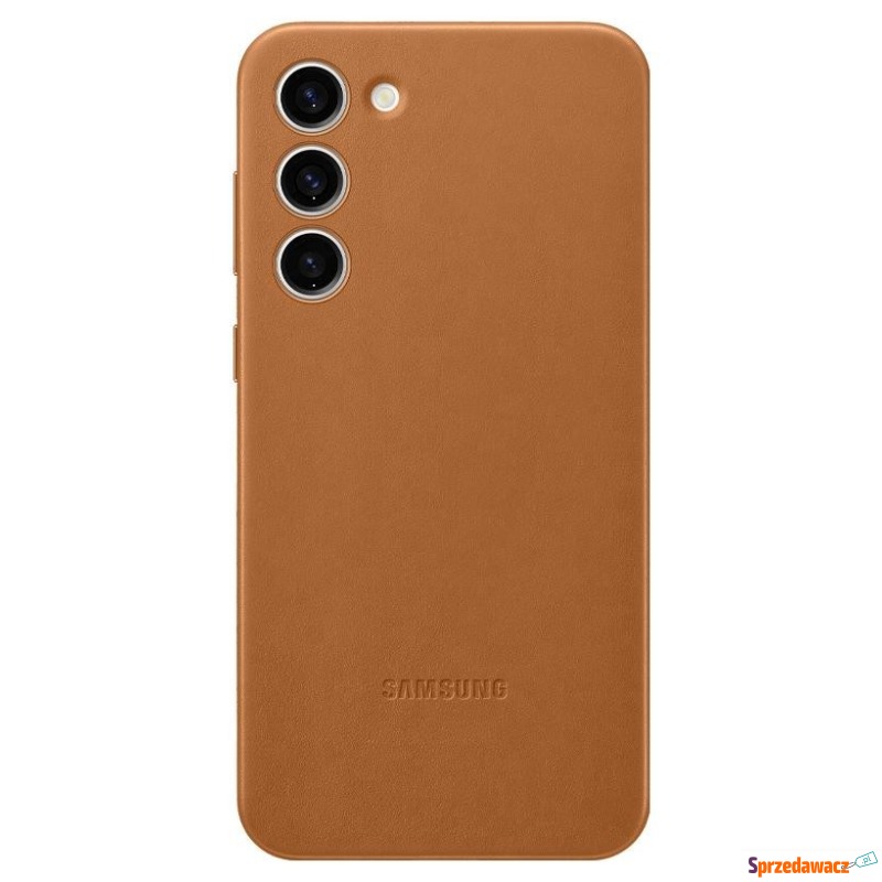 Samsung Leather Case do Galaxy S23 Plus camel - Etui na telefon - Koszalin