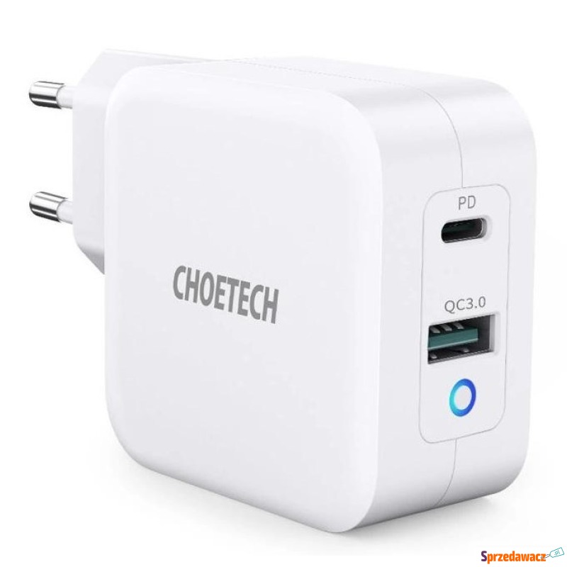 Choetech PD8002 1x USB-C 1x USB-A - Ładowarki sieciowe - Legnica