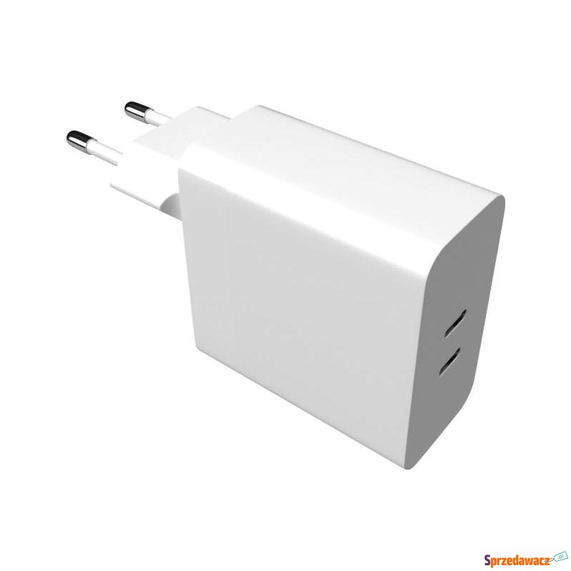 Fixed 2x USB-C, obsługa PD, 65W, biała - Ładowarki sieciowe - Elbląg