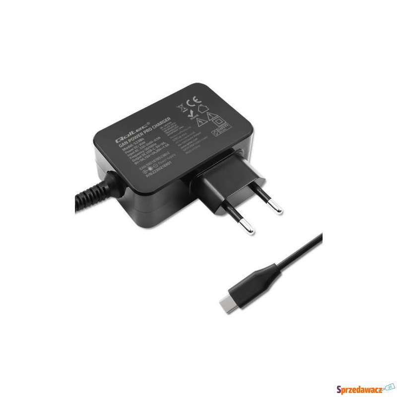 Qoltec GaN POWER PRO | 1xUSB-C | 30W | 5-20V |... - Ładowarki sieciowe - Kalisz