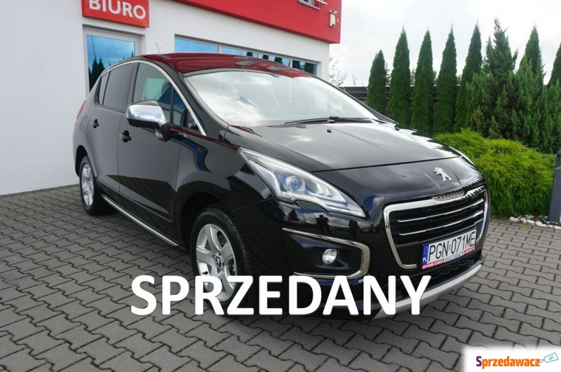 Peugeot 3008  Hatchback 2014,  2.0 diesel - Na sprzedaż za 39 900 zł - Gniezno