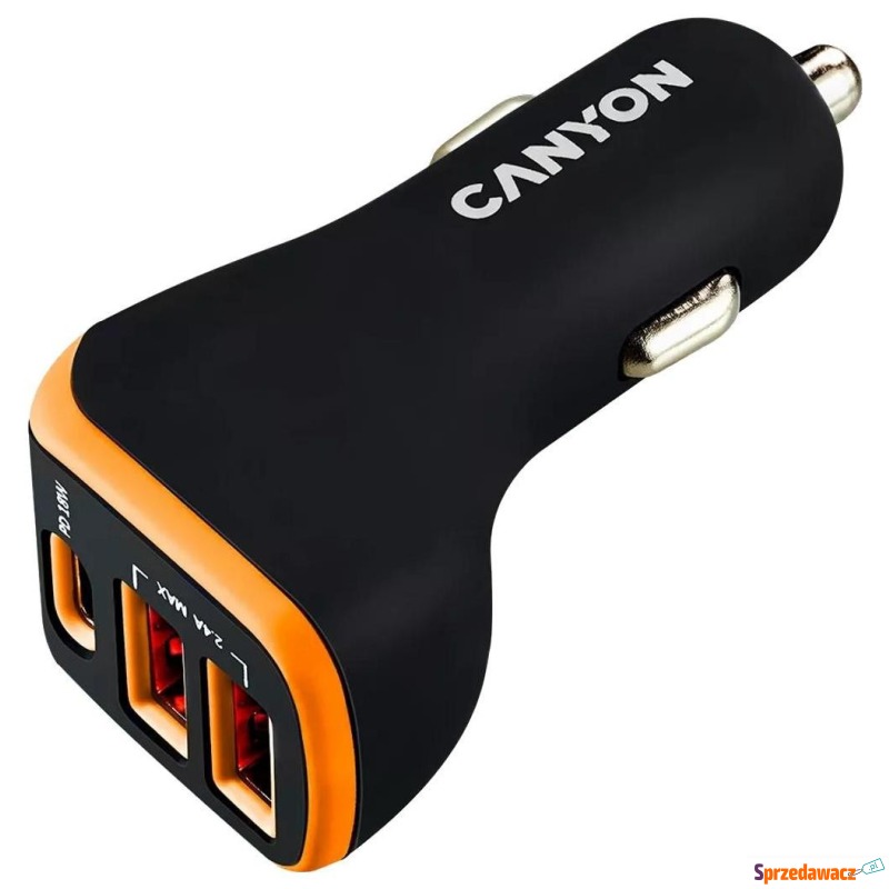 Canyon C-08 Smart IC 1x USB-C 2x USB-A wskaźnik... - Ładowarki sieciowe - Nysa