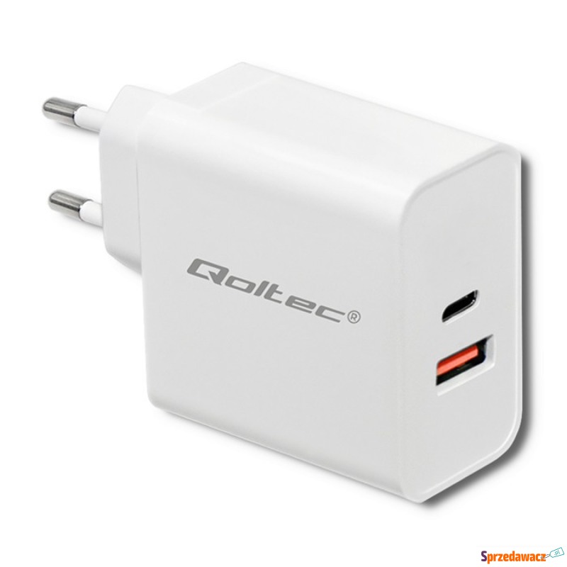 Qoltec 63W | 5-20V | 1.5-3A | USB typ C PD | USB... - Ładowarki sieciowe - Rogoźnik