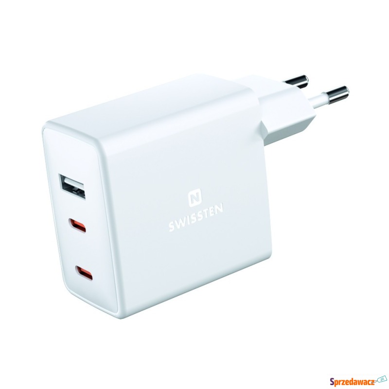 Swissten GaN 2x USB C + USB 70 W Power Delivery... - Ładowarki sieciowe - Ełk