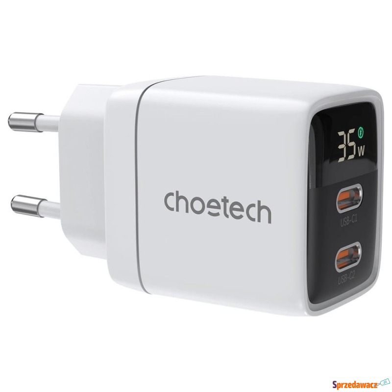 Choetech PD6051 2x USB-C biała - Ładowarki sieciowe - Gowidlino