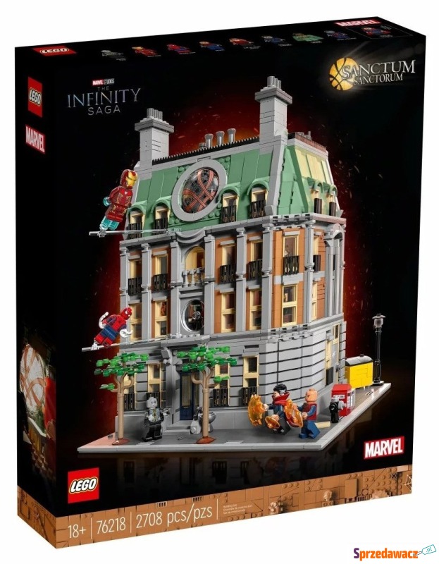 Klocki konstrukcyjne LEGO Marvel 76218 Sanctum... - Klocki - Białogard