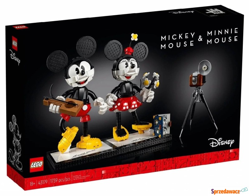 Klocki konstrukcyjne LEGO Disney 43179 Myszka... - Klocki - Zielona Góra