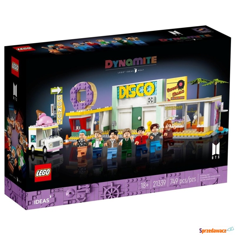 Klocki konstrukcyjne LEGO Ideas 21339 BTS Dynamite - Klocki - Warszawa