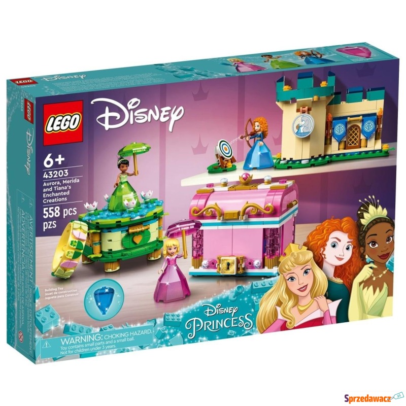 Klocki konstrukcyjne LEGO Disney 43203 Zaklęte... - Klocki - Wodzisław Śląski