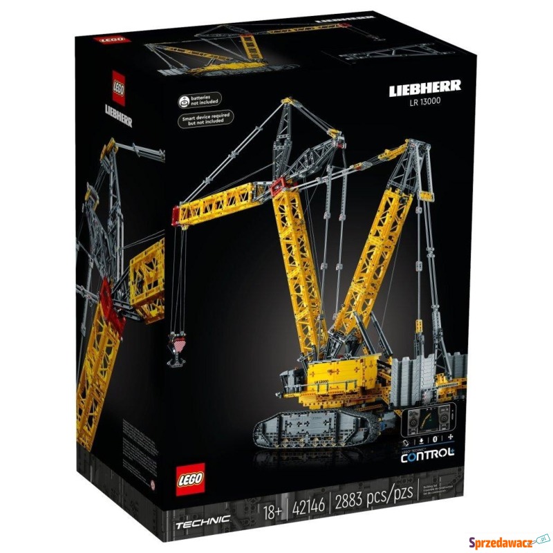 Klocki konstrukcyjne LEGO Technic 42146 Żuraw... - Klocki - Dąbrowa Górnicza