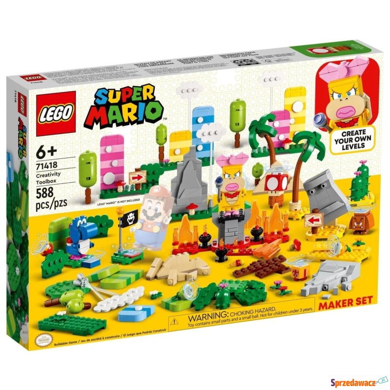 Klocki konstrukcyjne LEGO Super Mario 71418 K... - Klocki - Będzin