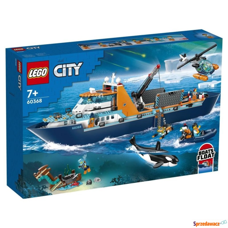 Klocki konstrukcyjne LEGO City 60368 Łódź bad... - Klocki - Wodzisław Śląski