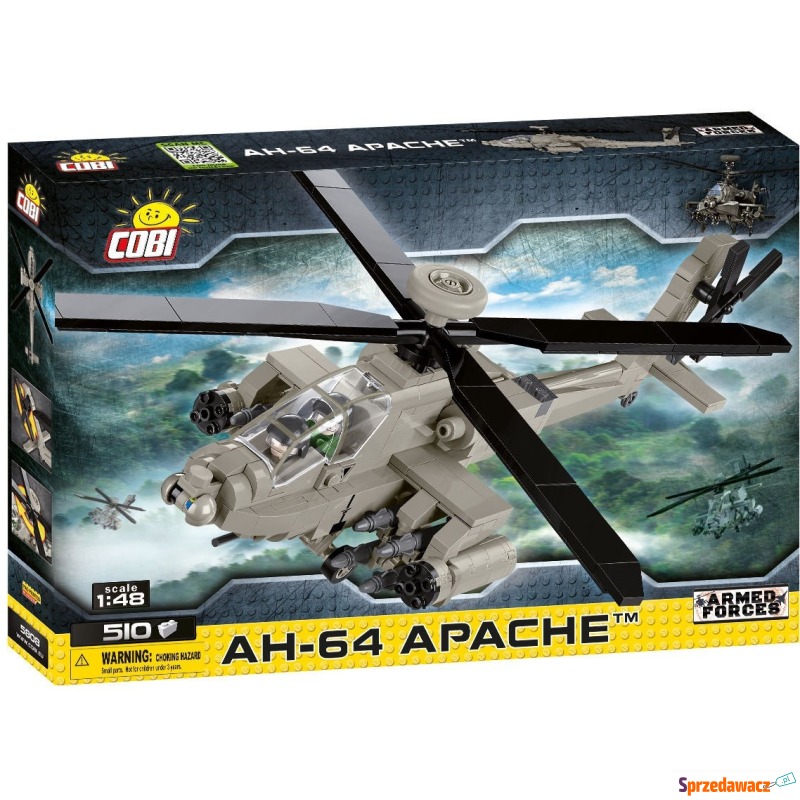 Klocki konstrukcyjne Cobi AF 5808 Ah-64 Apache... - Klocki - Słupsk