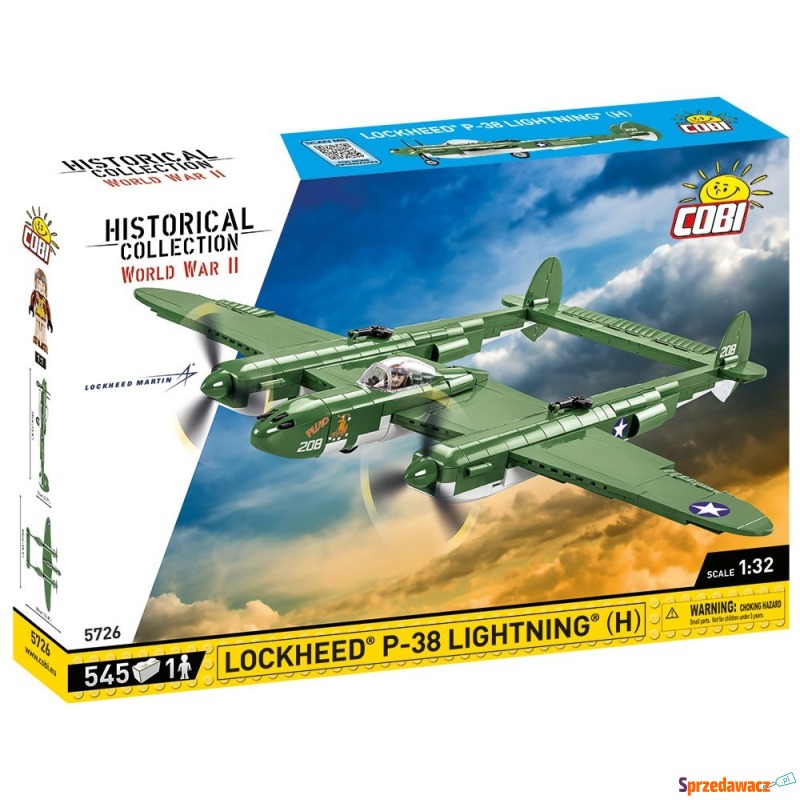 Klocki konstrukcyjne Cobi HC WWII 5726 Lockheed... - Klocki - Sosnowiec