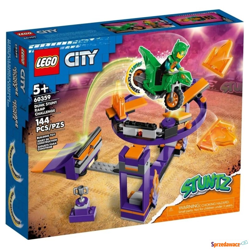 Klocki konstrukcyjne LEGO City 60359 Rampa z... - Klocki - Leszno