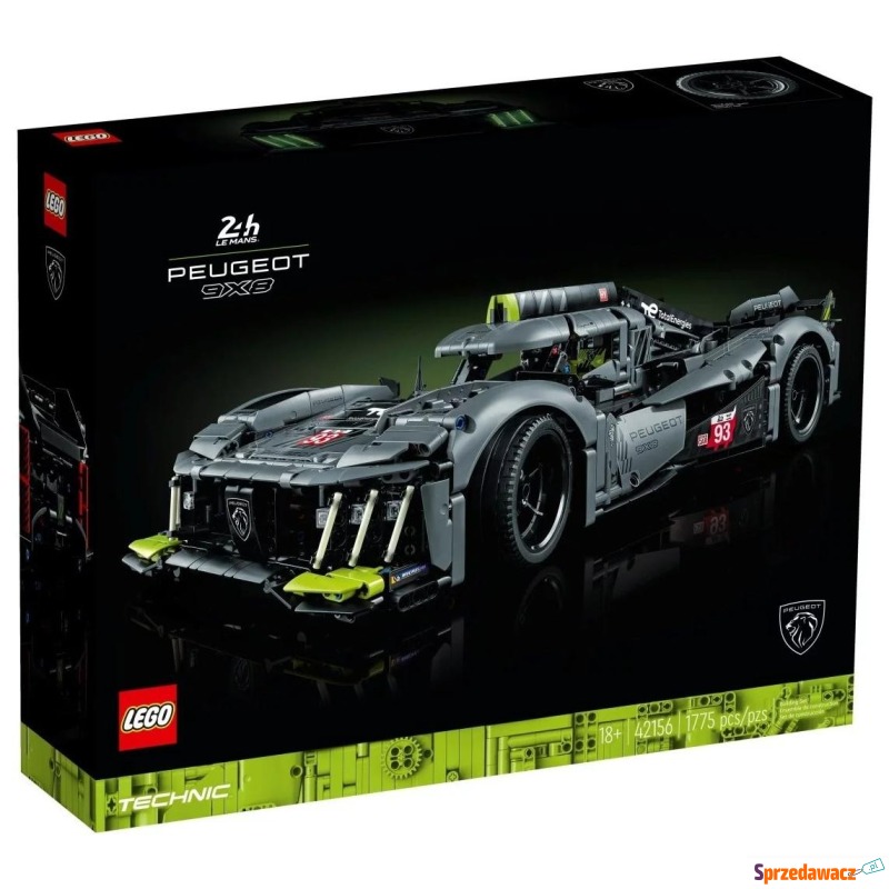 Klocki konstrukcyjne LEGO Technic 42156 Peugeot... - Klocki - Piotrków Trybunalski